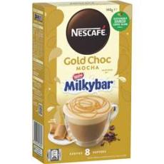 Woolworths - Nescafe Gold Choc Mocha Inspired By Milkybar Coffee Sachets 8 Pack