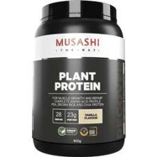 Woolworths - Musashi Plant Protein Vanilla, Vegan Friendly, 900g