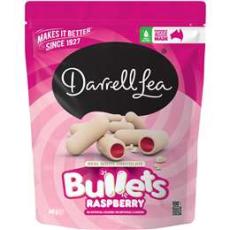 Woolworths - Darrell Lea White Chocolate Raspberry Bullets Share Bag 180g