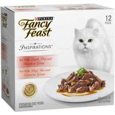 Woolworths - Fancy Feast Inspirations Beef & Lamb 70g X12 Pack