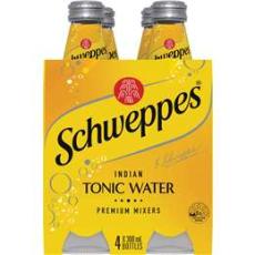 Woolworths - Schweppes Indian Tonic Water Classic Mixers Glass Bottle Multipack 300ml X 4 Pack