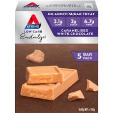 Woolworths - Atkins Endulge Caramelised White Chocolate Low Carb Bar 5 Pack