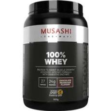 Woolworths - Musashi 100% Whey Chocolate Milkshake Flavour 900g
