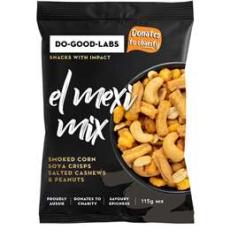Woolworths - Do Good Labs El Mexi Mix Smoked Corn, Soya Crisps, Cashews & Nuts 115g
