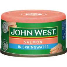 Woolworths - John West Skinless & Boneless Salmon In Springwater 95g