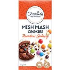 Woolworths - Charlie's Fine Foods Mish Mash Cookies Rainbow Galaxy 150g