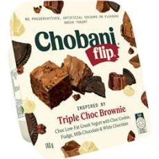Woolworths - Chobani Flip Greek Yogurt Triple Choc Brownie 140g