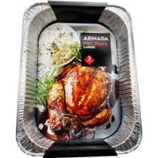 Woolworths - Armada Bbq Foil Trays Large 2 Pack