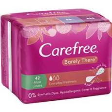 Woolworths - Carefree Barely There Scented Aloe Liners 42 Pack