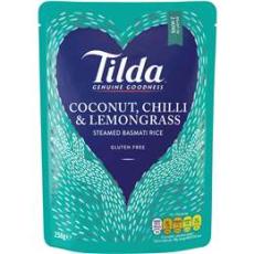 Woolworths - Tilda Microwave Coco Chilli & Lemongrass Rice 250g