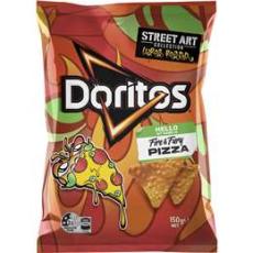 Woolworths - Doritos Street Art Fire & Fury Pizza Corn Chips Share Pack 150g