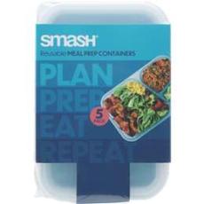 Woolworths - Smash Reusable Meal Prep Containers 5 Pack