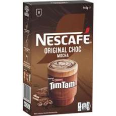 Woolworths - Nescafe Original Choc Mocha Tim Tam Coffee Sachets 8 Pack