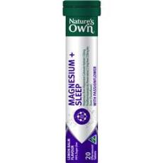 Woolworths - Nature's Own Magnesium+ Sleep Effervescent With Passionflower 20 Pack
