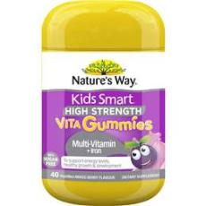 Woolworths - Nature's Way Kids Smart Vita Gummies Multivit + Iron Pastilles 40 Pack