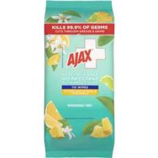 Woolworths - Ajax Disinfectant Cleaning Wipes Sparkling Citrus & Pineapple 110 Pack