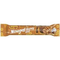 Woolworths - Europe Nougat Honey Log Chocolate Bar 40g