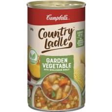 Woolworths - Campbell's Country Ladle Soup Garden Vegetable & Wholegrain Barley 500g