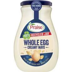 Woolworths - Praise Whole Egg Mayonnaise Whole Egg 670g