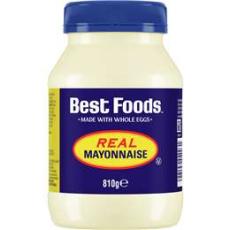 Woolworths - Best Foods Real Mayonnaise Jar 810g