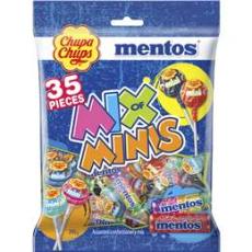 Woolworths - Chupa Chups Mentos Mix Of Minis 35 Pieces 290g