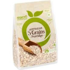 Woolworths - Macro Five Grain Porridge 750g