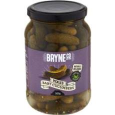 Woolworths - Bryne Co Pickled Baby Cucumbers 500g