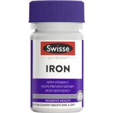 Woolworths - Swisse Ultiboost Iron Tablets Helps Relieve Fatigue 30 Pack