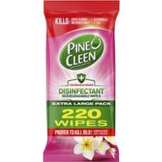 Woolworths - Pine O Cleen Disinfectant Biodegradable Wipes Tropical Blossom 220 Pack