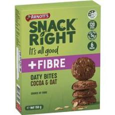 Woolworths - Arnott's Snack Right Oaty Bites Cocoa & Oat 6 Pack