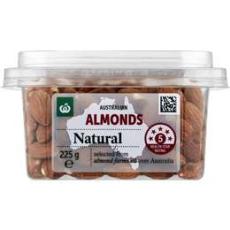Woolworths - Woolworths Almonds Natural 225g