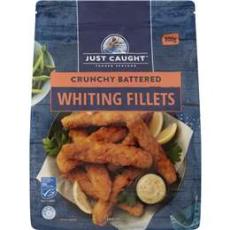Woolworths - Just Caught Crunchy Battered Whiting Fillets 800g