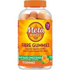 Woolworths - Metamucil Fibre Gummies For Digestive Health 72 Pack