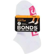 Woolworths - Bonds Kids Socks Lowcut Sport Size 3-8 Assorted 3 Pack