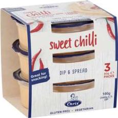 Woolworths - Chris' Homestyle Dips Sweet Chilli 60g X 3 Pack