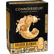 Woolworths - Connoisseur Golden Blondie Ice Cream 4 Pack