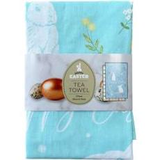 Woolworths - Easter Tea Towel 45cm X 70cm Rabbit 2 Pack