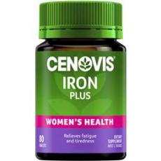 Woolworths - Cenovis Iron Plus Tablets For Women's Health 80 Pack