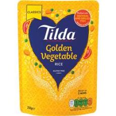 Woolworths - Tilda Microwave Golden Vegetable Rice 250g