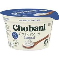Woolworths - Chobani Greek Yogurt Natural 160g