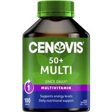 Woolworths - Cenovis 50+ Multivitamin Capsules Multi Vitamin For Energy 100 Pack