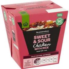 Woolworths - Woolworths Sweet & Sour Chicken With Rice 350g