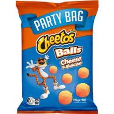 Woolworths - Cheetos Cheese & Bacon Snacks Party Size Bag 190g