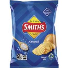 Woolworths - Smith's Crinkle Cut Potato Chips Original 60g