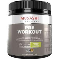 Woolworths - Musashi Pre Workout Lemon Lime 225g