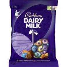 Woolworths - Cadbury Dairy Milk Chocolate Easter Egg Bag 440g