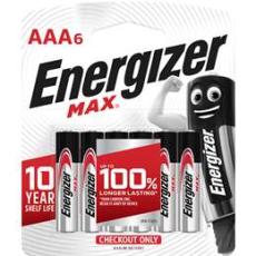 Woolworths - Energizer Max Aaa Batteries 6 Pack