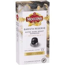 Woolworths - Moccona Barista Reserve Capsules Extra Dark Roast Espresso 10 Pack