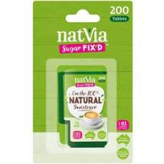 Woolworths - Natvia Sweetener Tablets 100% Natural 200 Pack