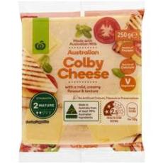 Woolworths - Woolworths Colby Cheese Block 250g
